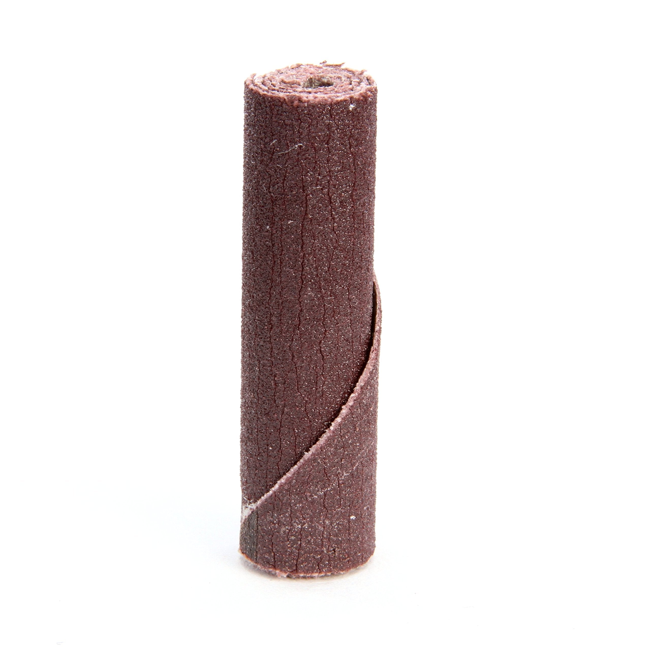 3M 341D Abrasive Cartridge Roll, Regular, Aluminum Oxide, 1/8" Arbor, 3/8" Diameter, 1-1/2" Length, Grit P180 (Case of 100)