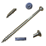 (3,000 Count) Big Timber STX92 9 x 2” Flat Head Stainless Steel Screws
