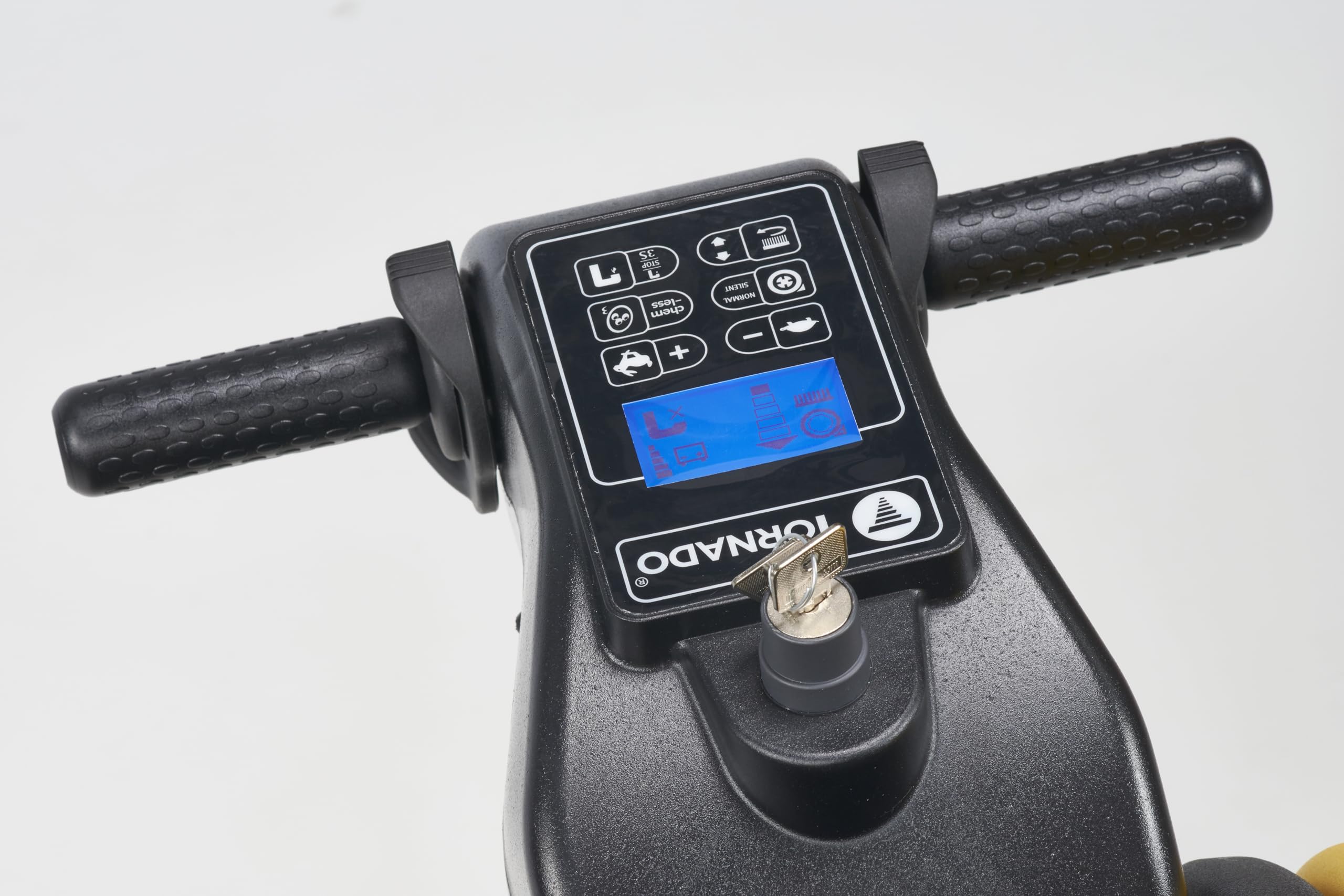 Tornado BD 26/20 Walk-Behind Disk Floor Scrubber, 26" Cleaning Path, Dual 13" Disks, 20-Gal Capacity, Powerful Traction Drive, Onboard Charger, Commercial Floor Cleaning Machine – TS530-W26-U