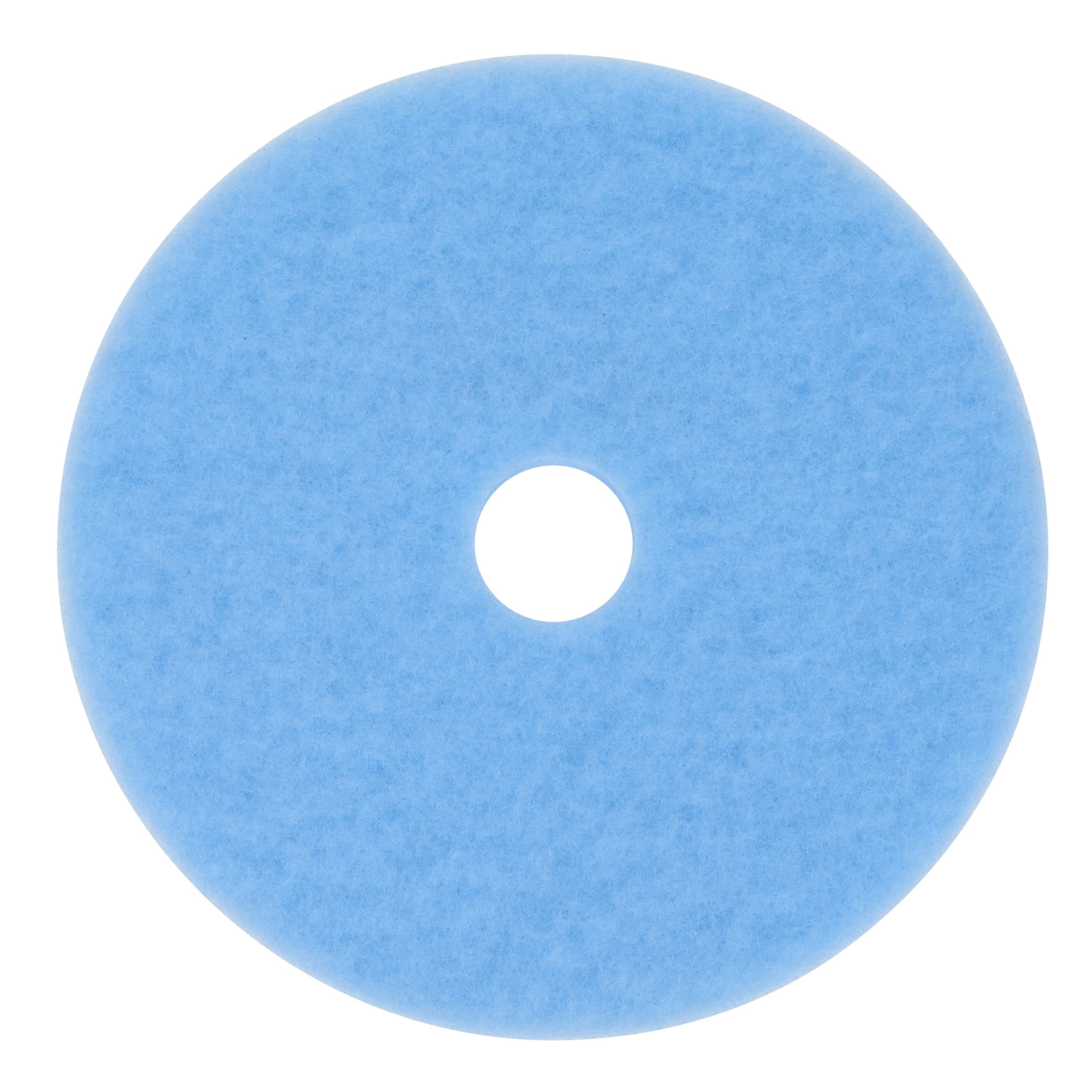 3M Hi-Performance Burnish Pad 3050, 21 in, 5/Case, Sky Blue, Polyester