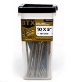 (750 Count) Big Timber BTX105 10 x 5" Bronze Star Flat Head Screws