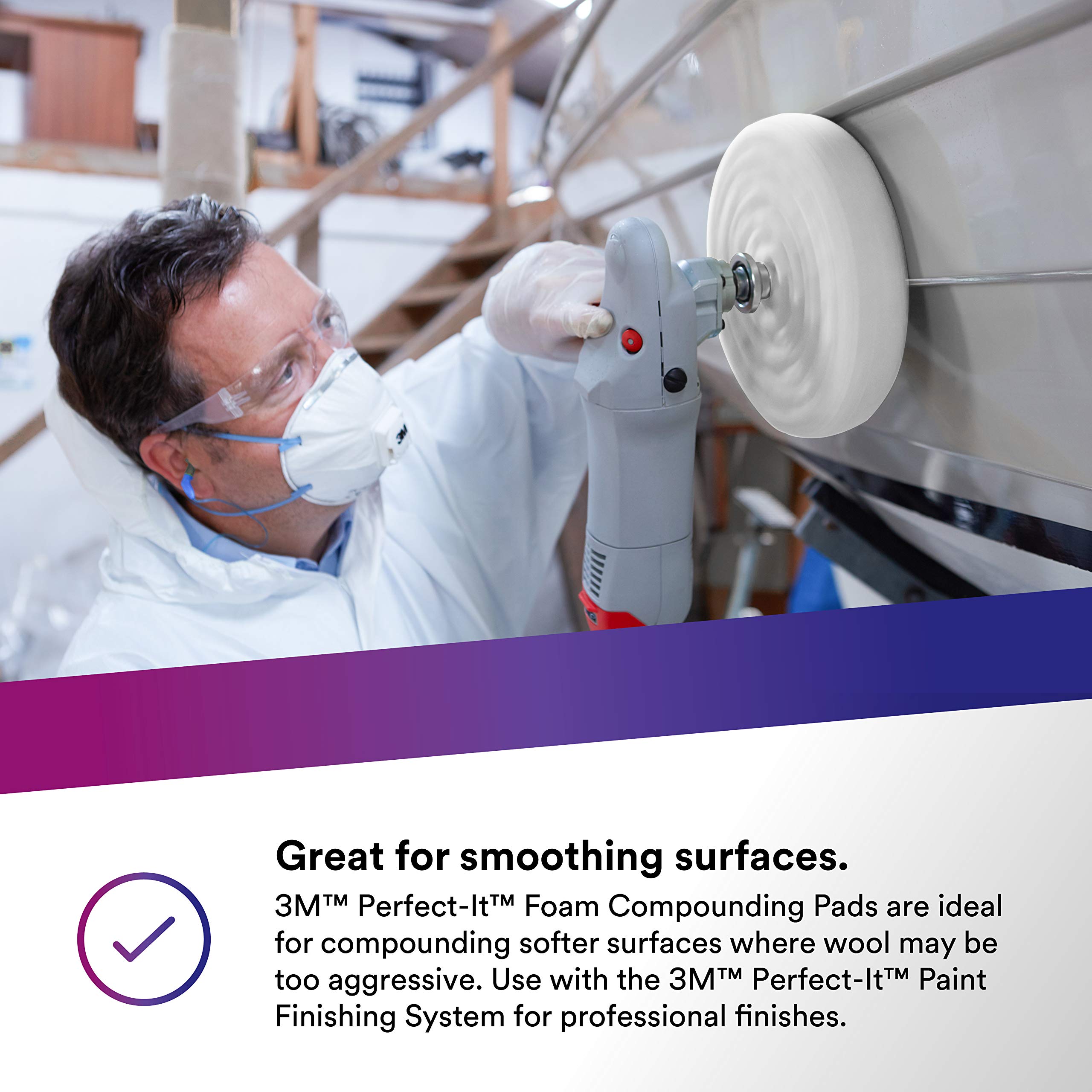 Perfect-it 3M 576 8" Foam Compounding Pad