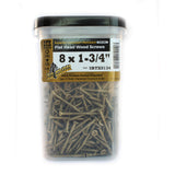 Big Timber 5BTX8134#8 by 1-3/4-inch T-20-drive bit Bronze Star Flat Head Screws-Exterior,(865 per Box)