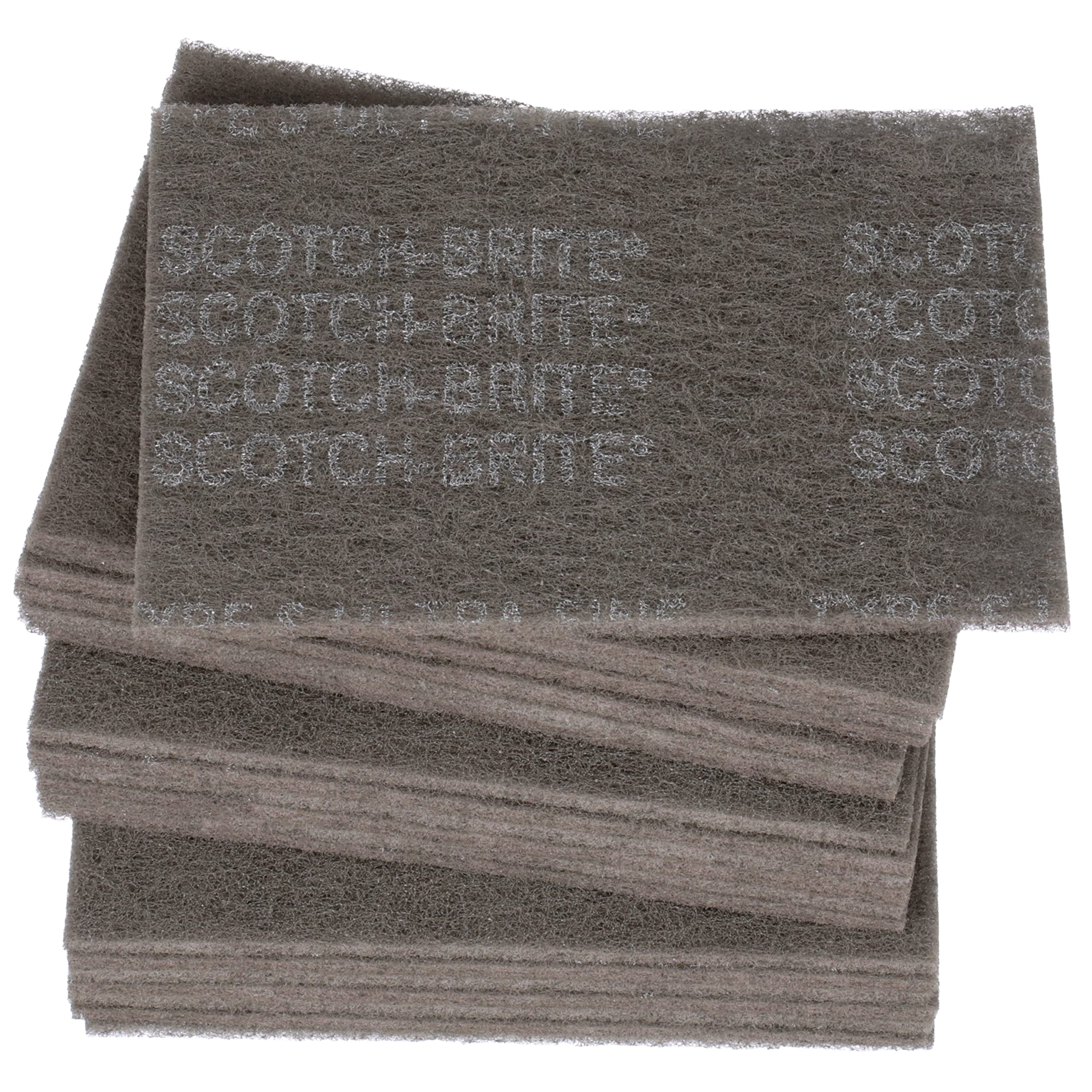 Scotch-Brite(TM) Ultra Fine Hand Pad 07448, Silicon Carbide, 6" Width x 9" Length, Ultra Fine Grit