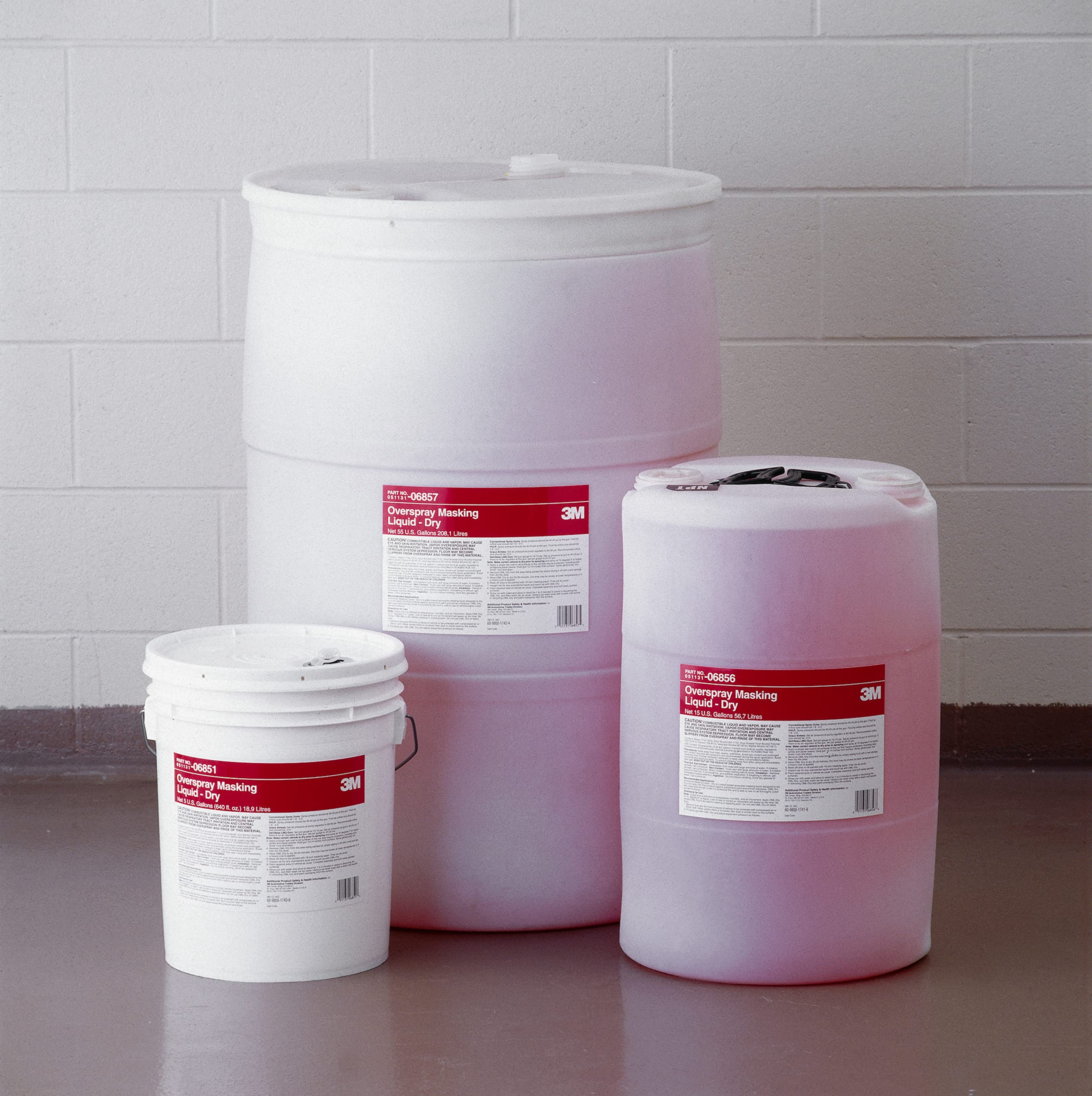 3M 6847 Overspray Masking Liquid-Dry 1 Gallon