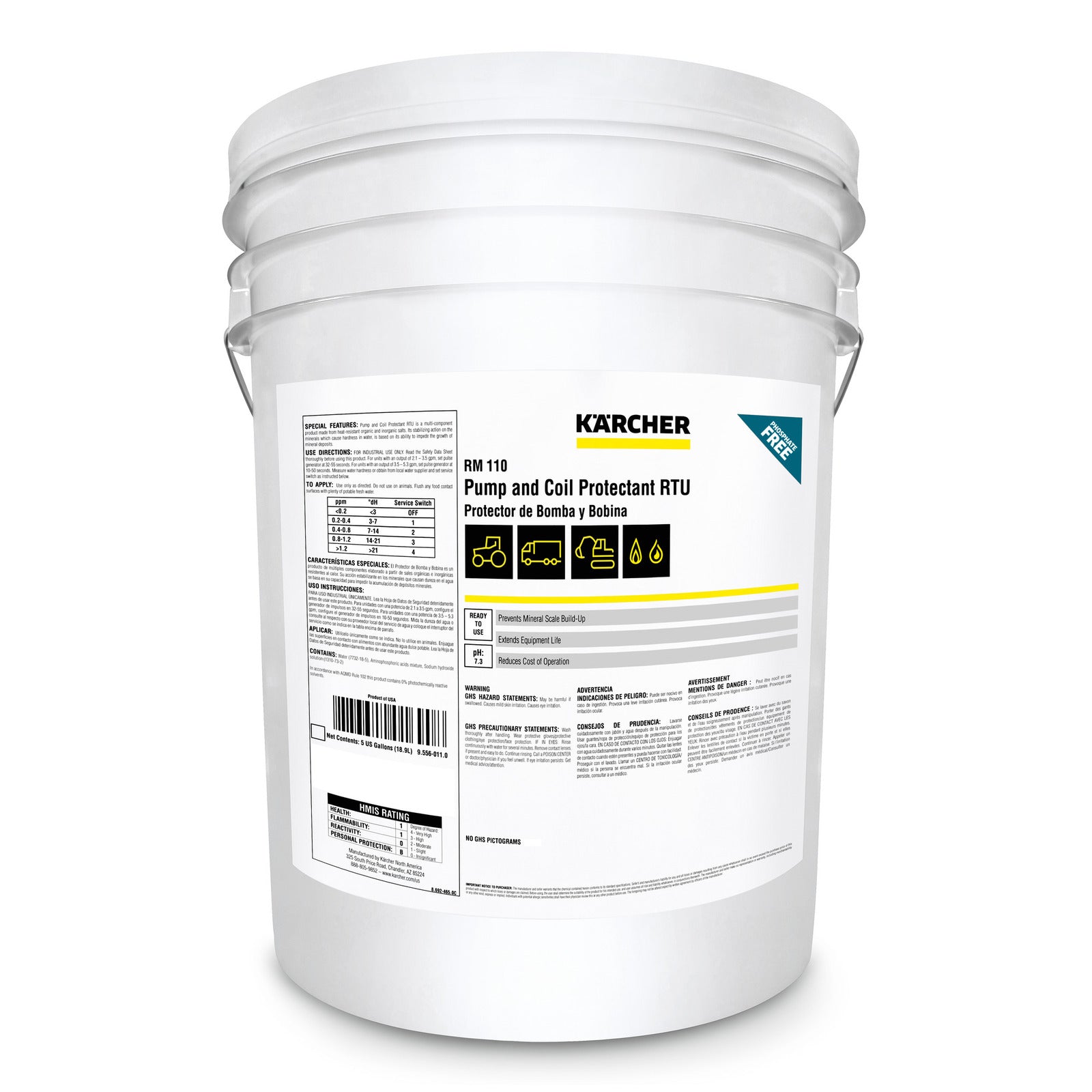 Karcher 5 GL RM110 Pump Coil Protectant Conc 9.556-010.0