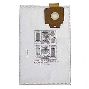 Tornado Replace. Vacuum Cleaner Bags, HEPA, PK10 - pkg. of 10