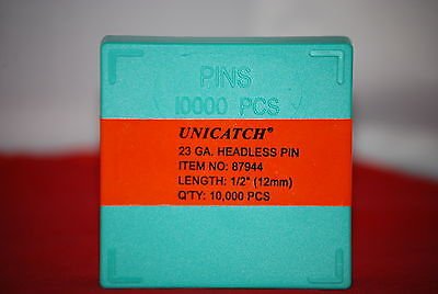 23 Ga.Pins 1/2" 23 Ga.Pins Nails to fit All 23 Gauge Pinners 10,000