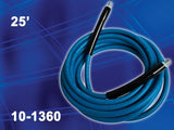 High Pressure Solution Hose (3000 PSI) 1/4" x 25' 3000 PSI Blue w/Crimps