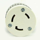 Superior Electric YGA017F Twist Lock Electrical Receptacle 3 Wire, 30 Amps, 250V, Nema L6-30R, Black