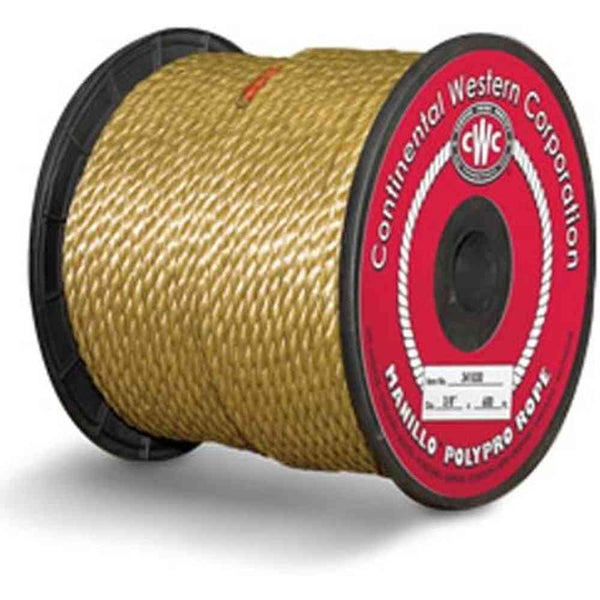 Golberg Twisted ProManila Seil – Starkes Polypropylen-Seil, 3,8 Cm Durchmesser, 7,6 M Länge