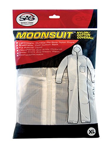 SAS Safety 6938 Moon suit Nylon Cotton Coverall, Large Size: Large Model: 6938 Tools & Home Improvement