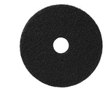 Americo Manufacturing 400113 Standard Black Stripping Floor Pads (5 Pack), 13"