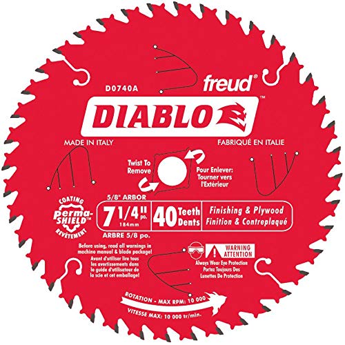 Circ. Saw Blade, 7-1/4" Blade Dia.