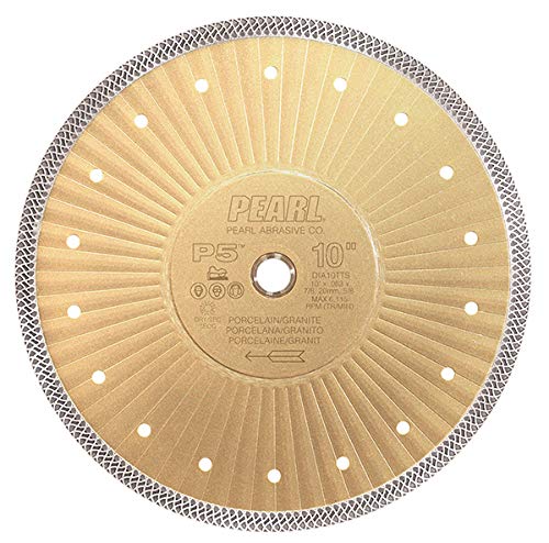 Pearl Abrasive P5 Thin Turbo Mesh Blade 10" DIA10TTS