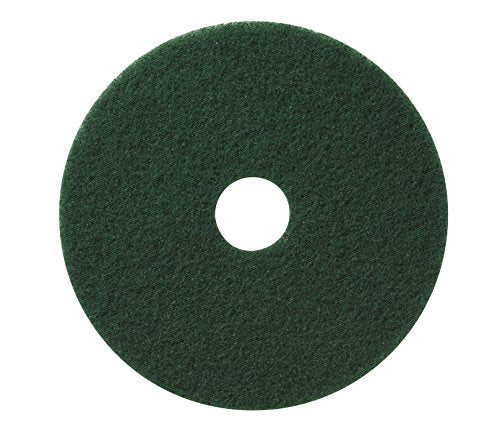 Americo Manufacturing 400316 Green Scrub Floor Scrubbing Pad (5 Pack), 16"