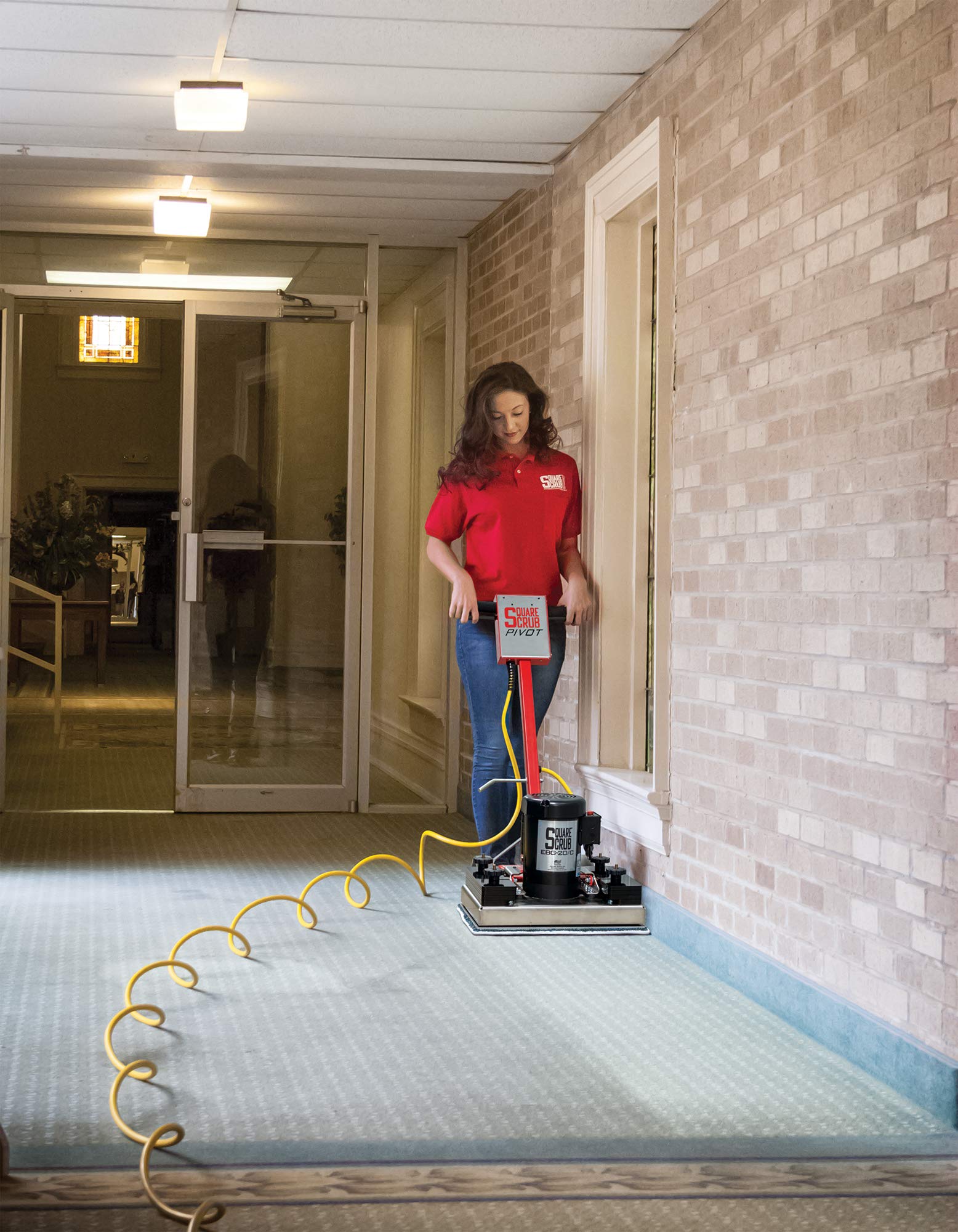 Square Scrub EBG-20/C Pivot Floor Preparation Machine