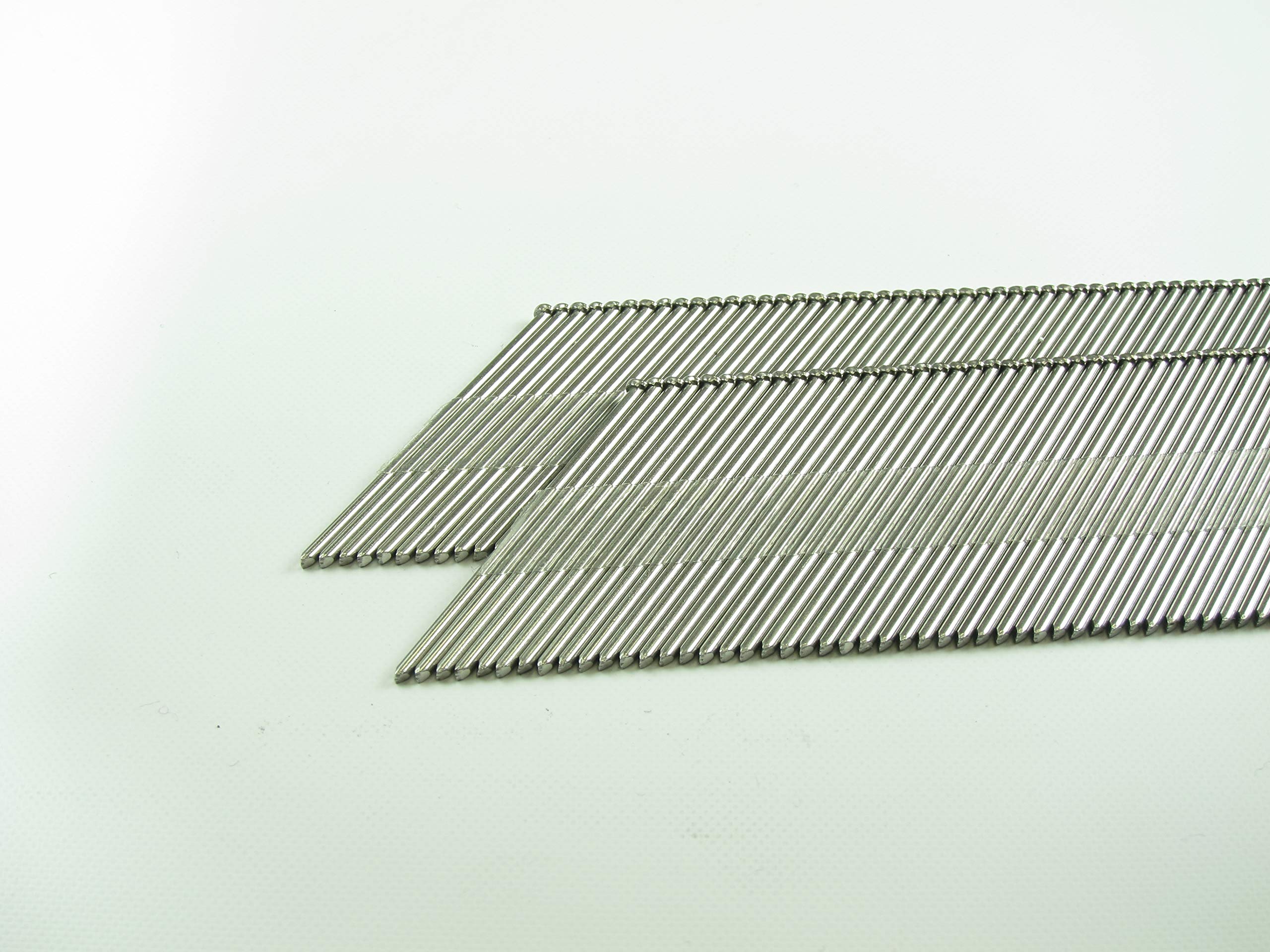 Finish Nails 1-1/2" x 15 Gauge Angled Finish Nails - to fit Senco Nailers - 1000 pc. pack - Type 304 Stainless Steel - Similar to Senco DA17