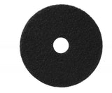 Americo Manufacturing 400119 Standard Black Stripping Floor Pads (5 Pack), 19"