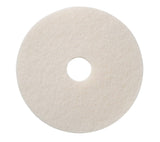 Americo Manufacturing 401212 White Super Polish Floor Pad (5 Pack), 12"