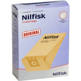 Nilfisk 82222900 Paper Bags, White