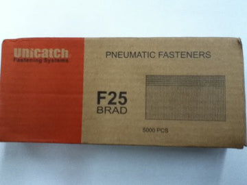 Unicatch F25 18 Gauge Brad Nail 1" 5,000 Per Box