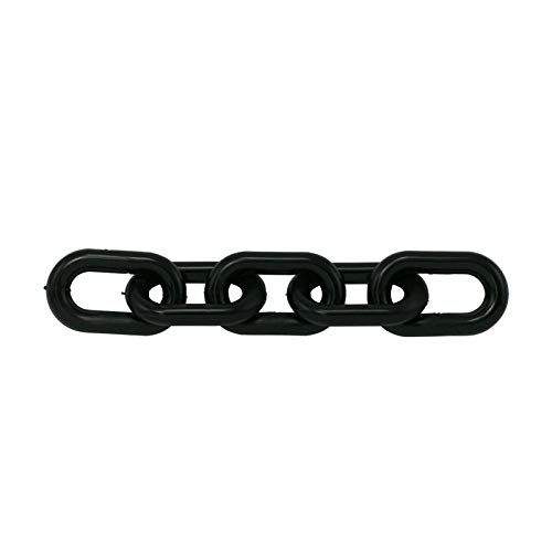 Plastic Chain 125 Feet of 1-1/2" Black Plastic Chain