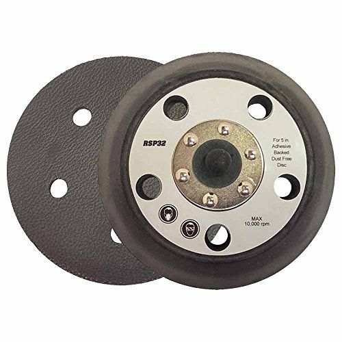 Superior Pads and Abrasives RSP32 5" Dia - 5/16"-24 UNF Threaded Shaft PSA/Adhesive Back Sander Pad 5 Vacuum Holes replaces Porter Cable 14700 & 874667
