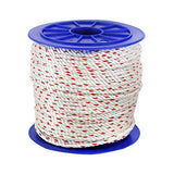 CWC 325015 3-Strand Poly-Dacron 600-Feet White Rope with Tracer, 5/16-inch