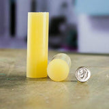Q-735 High Strength Hot Melt Glue Sticks - 5/8" x 10" - 25 lbs - Amber