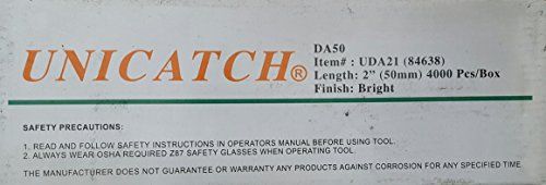 Unicatch DA21 2" 15 Ga Finish Nail Bright 4,000/box