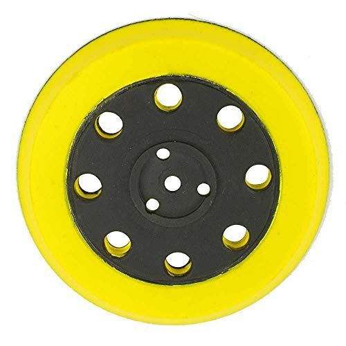 Superior Pads and Abrasives RSP45 Sander Pad - Medium (Hook and Loop, 8 Vacuum Holes, 5 Inch) Replaces Bosch 2610917408