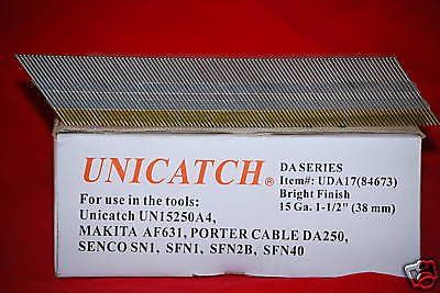 DA17 1-1/2"Galvanized 34 Degree Angled Finish Nails SFN1, SFN40, SFN41 16,000/C