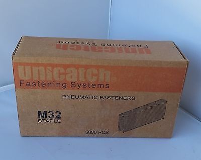 M15- 1-1/4"Senco M Series Galvanized Staples 3/8" Crown 18 Gauge 5000/Box