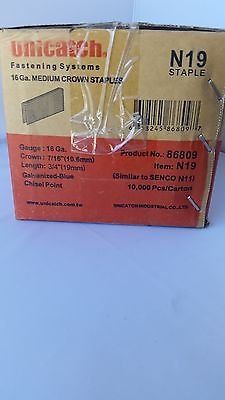 N11 3/4"Galvanized 16 Ga.(7/16" Crown) Medium Crown Staples for all Med Staplers