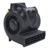 Viper Cleaning Equipment 50000390 AM2400D Air Mover, 120V, 60 Hz, 3 Motor Speeds, 1/3 hp Motor, Roto-Mold Housing, 21' Power Cord, 2000, 2200, 2400 CFM Airflow