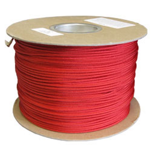 CWC Braided Polyester Longline Fishing Rope, Soft Lay - .095" x 500 yds, Red