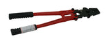 Hand Swager Crimper 24 Inch,Swaging Tool 5 Cavity 1/16" 3/32" 1/8" 5/32" 3/16",Hand Cimping Tool for Copper Aluminum Oval Sleeves and Stop Sleeves,Wire Rope Crimping Tool Swage Tool Long Hand