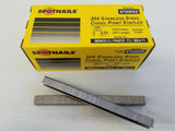 C06 Stainless Steel Upholstery  Fine Wire Staple 22 Gauge 3/8" crown, 3/8" length 87006SS