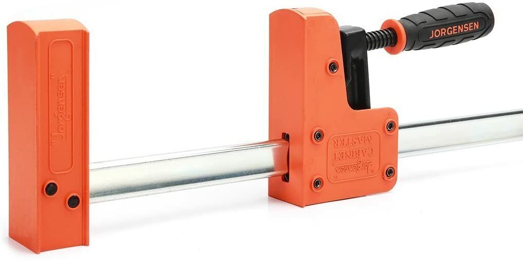 JORGENSEN 8048 Cabinet Master 48 Inch 90 Degree Parallel Steel Bar Clamp 4 PACK