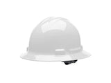 Cordova H34R Hard Hat, Full-Brim Style, 4-Point Ratchet Suspension, Class E and G, OSHA Work-Compliant