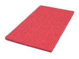 ACS 51-14x20 Rectangular Floor Buffing Pads, Red, 14 x 20 Inch, 5 Count