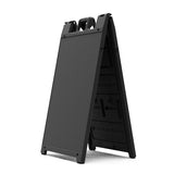 Plasticade Signicade Curb Sign/A-Frame 24x36" Color:Black