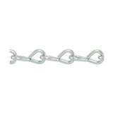 Single Jack Chain, Weld Less Chain, (Bright Zinc) Size 8 x .162 100 feet