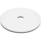 TTS Products 22" White Polishing Floor Pads – Pack of 5 | Light Cleaning & Buffing Pads for Floor Scrubbers 7200N Stripping Floor Pads