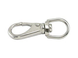 TC Stainless Steel Swiveling Round Eye Quick Snap, Hooks, Chain connectors, Carabiner Clips, Spring Link Snaps by Angelika & Sun