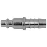 Industrial Steel Air Plug – 1/4" Plug x 3/8" Standard Barb (Blister Pack) – Replaces Amflo CP21-44, ARO 23902-420, Coilhose 1508, Milton 736-6