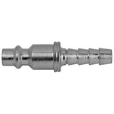 Industrial Steel Air Plug – 1/4" Plug x 1/4" Standard Barb (Blister Pack) – Replaces Amflo CP51-42, ARO 23902-220, Coilhose 1506, Milton 736