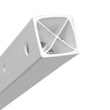 Plasticade Power Post Plastic Sign Post for Parking, Traffic and Property Signs, Reinforced, Lightweight Square Post for Durability and Wind Resistance, Base not Included
