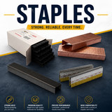 4810PG 1/4-Inch 18-Gauge High Tensile Wire Narrow Crown Galvanized Staple, 5000-Count, 1-1/4-Inch Leg
